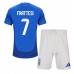 Maillot de foot Italie Davide Frattesi #7 Domicile vêtements enfant Europe 2024 Manches Courtes (+ pantalon court)